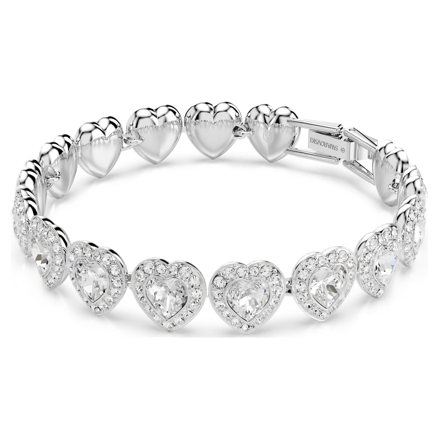 ⸻
Ari Angel Heart Tennis Bracelet
Part of the Ari Angel Set